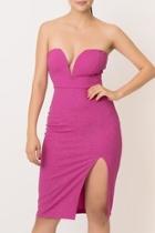  Violet Glitter Dress