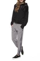  Velour Stripe Jogger