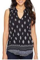  Diamond Printed Shell Top