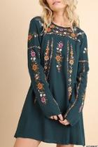  Flower-patterned Dress