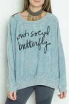  Anti-social Butterfly Pullover