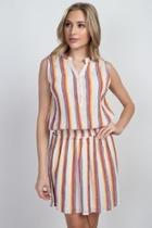  Colorful Stripes Dress