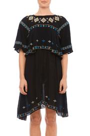  Embroidered Layered Dress
