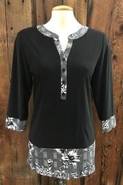  Stella Print-trimmed Top