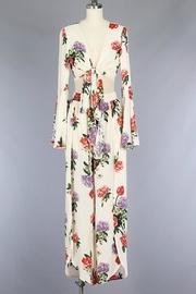  Side-slit Floral Pants