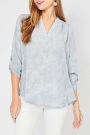  Crepe Print Blouse