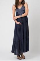  Embroidered Maxi Dress