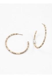  Beaded Open Hoops