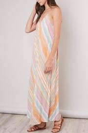 Striped Tie-dye Dress