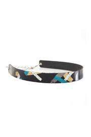  Amber Leather Choker