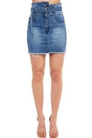  Asymmetrical Denim Skirt