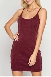  Metallic Camy Dress