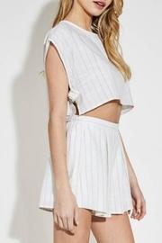  Striped Linen Short