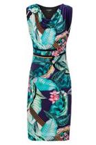  Print Fitted Dress
