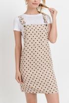  Polka-dot Overall Dress