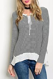  Tie Stripe Top