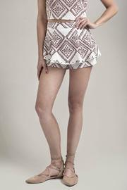  Studded Print Skort