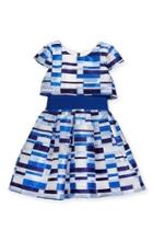  Geometric Popover Dress