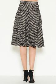  Cream Detailed Skirt