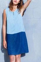  Twill Zipped Dress
