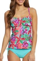  Floral Tankini Top