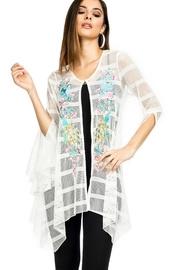  Embroidered Bell Cardigan