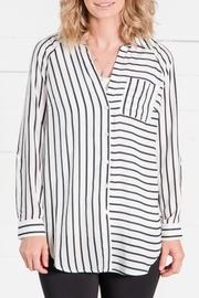  Black & White Blouse