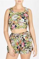  Floral Short Set