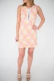  Lace Up Tunic Dress