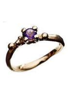  Gold Ring With Amethyst