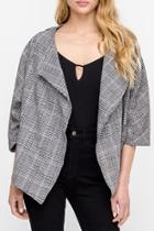  Check Crop Jacket