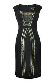  Metallic Studded Dress