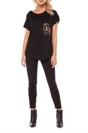  Embellished Pocket Tee