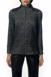  Soft Lace Up Jacket