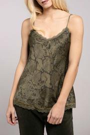  Snake Print Lace Cami