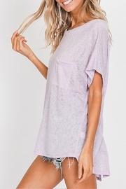  Lavender Slipt Top