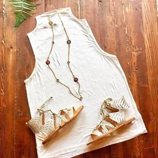  Silky Mock Turtleneck Tank