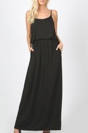  Black Adjustable-strap Dress