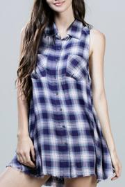  Plaid Button Up Top