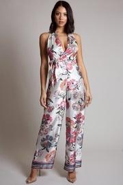  Halter Floral Jumpsuit