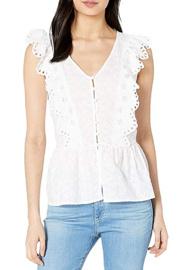 Eyelet Sleeveless Top