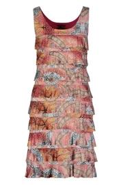  Paisley Ruffle Dress