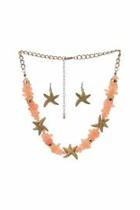  Starfish Necklace Set