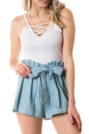  Highwaist Belted Shorts