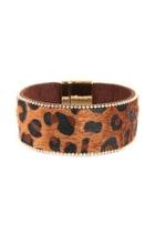  Leopard-faux Leather-wrap-bracelet