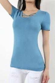  Caged Front Top