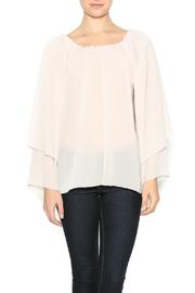  Sheer Bell Sleeve Top
