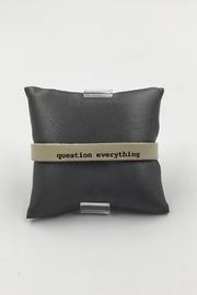  Mindfulness Question Everything Cream-bracelet