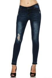  Frayed Skinny Denim