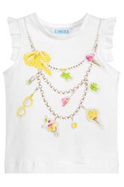  Ice-cream Necklace Tank Top